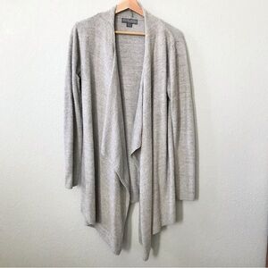 Barefoot Dreams Calypso Cardigan Gray Bamboo Chic Lite Size L/XL Soft Cozy Fuzzy